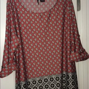 Pink/ Navy Blue Dress